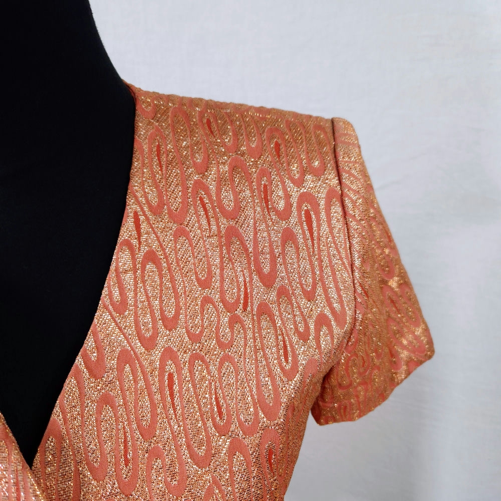 Giacca in lurex a mezze maniche vintage 70s - immagine 5