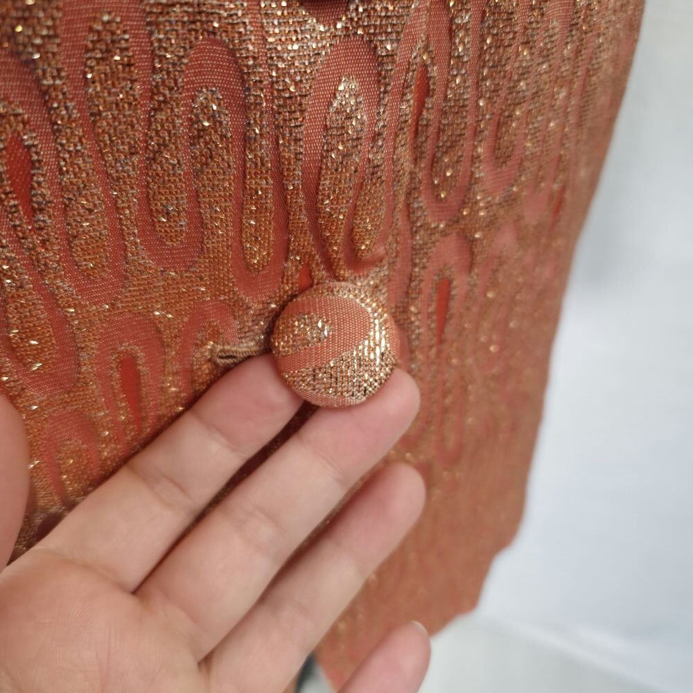 Giacca in lurex a mezze maniche vintage 70s - immagine 6