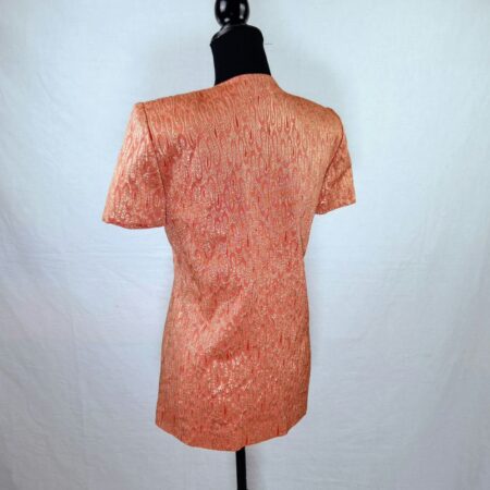 Giacca in lurex a mezze maniche vintage 70s