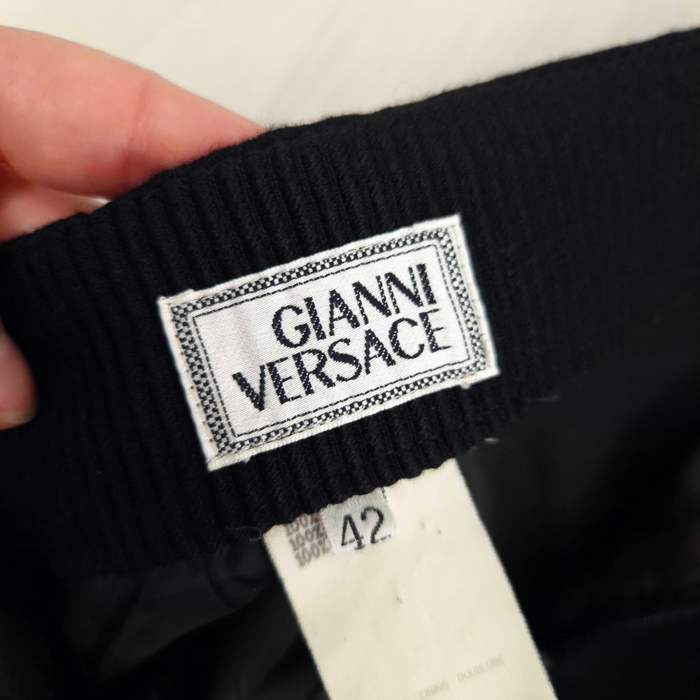 Gonna nera Gianni Versace anni '80 - immagine 2