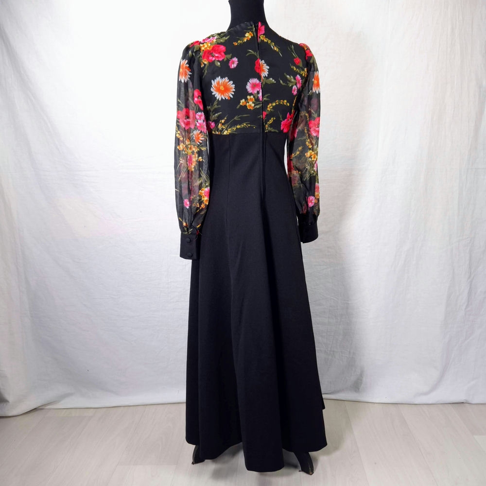 Maxi abito anni '70 Vincent Bastien Paris