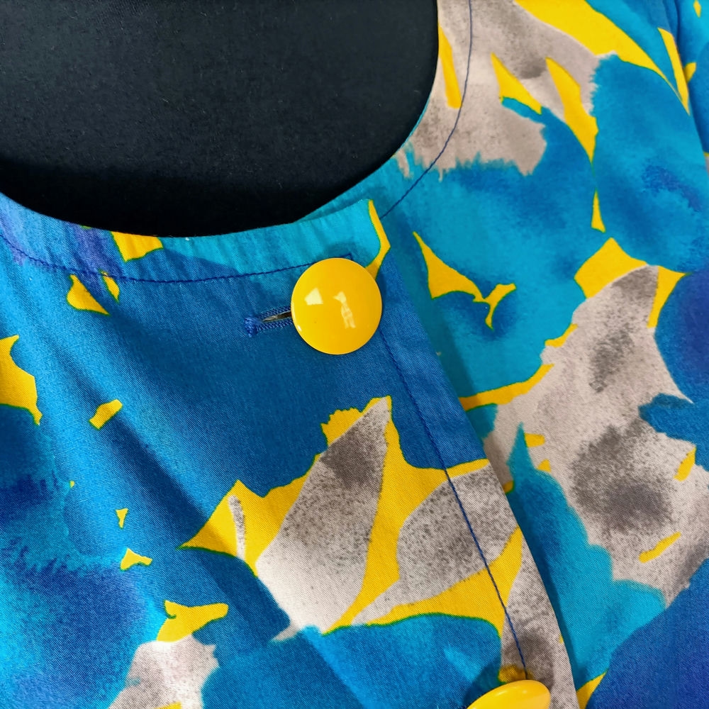 camicia a fiori vintage