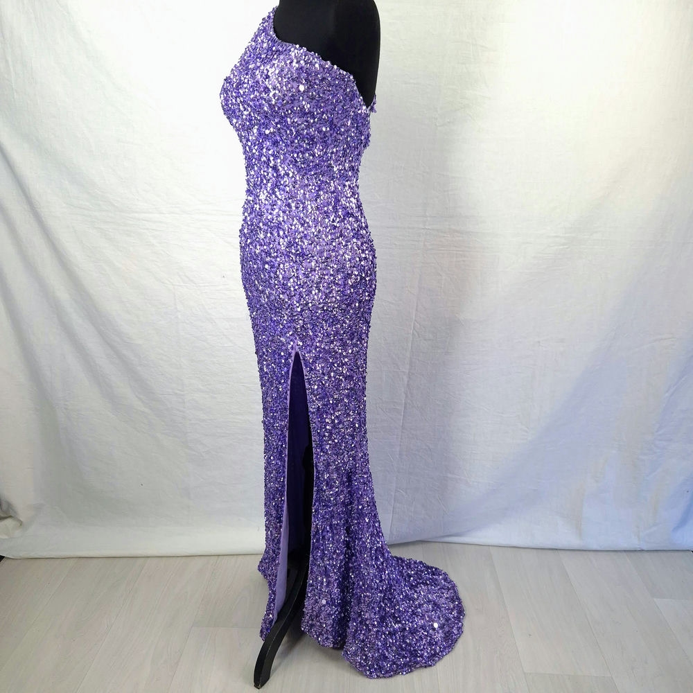 abito lilla cocktail