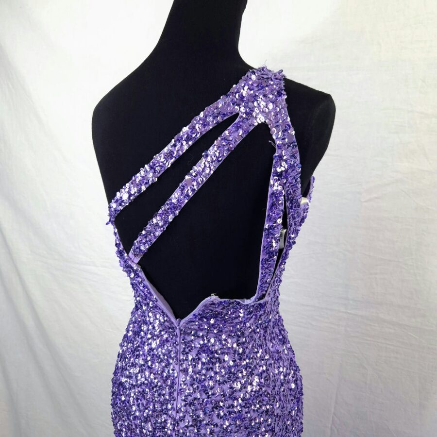 lilac party dress