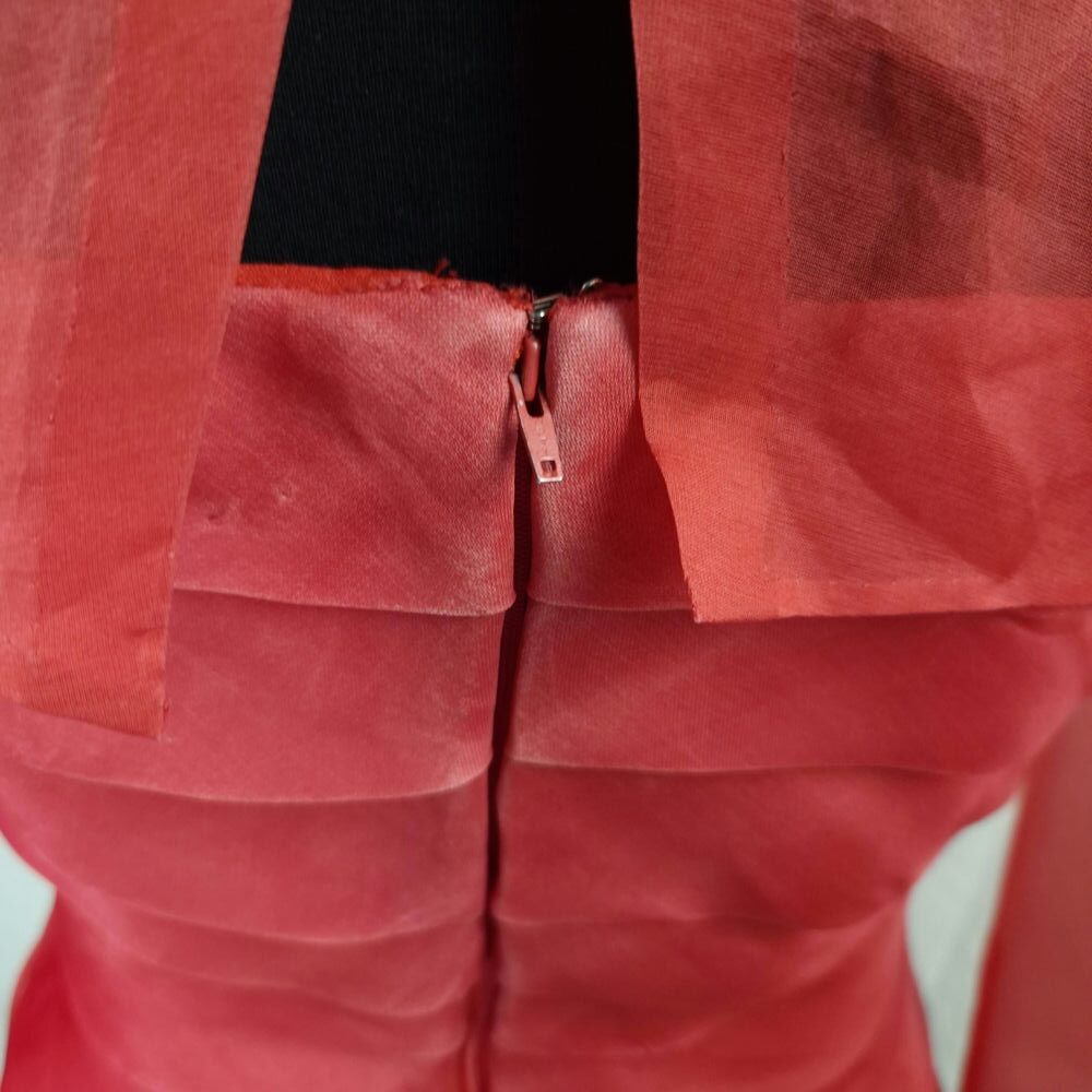 abito rosso elegante