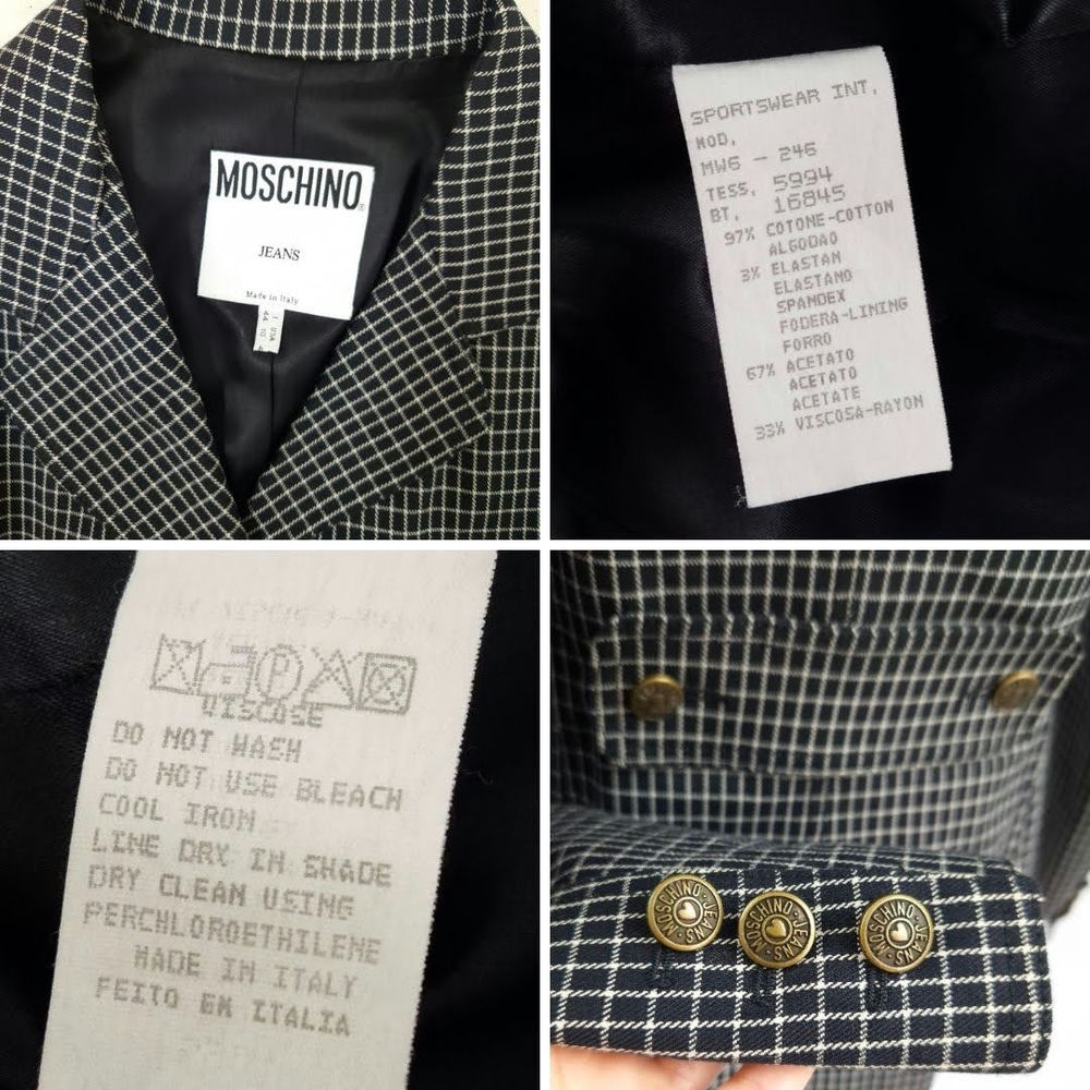 moschino jeans label