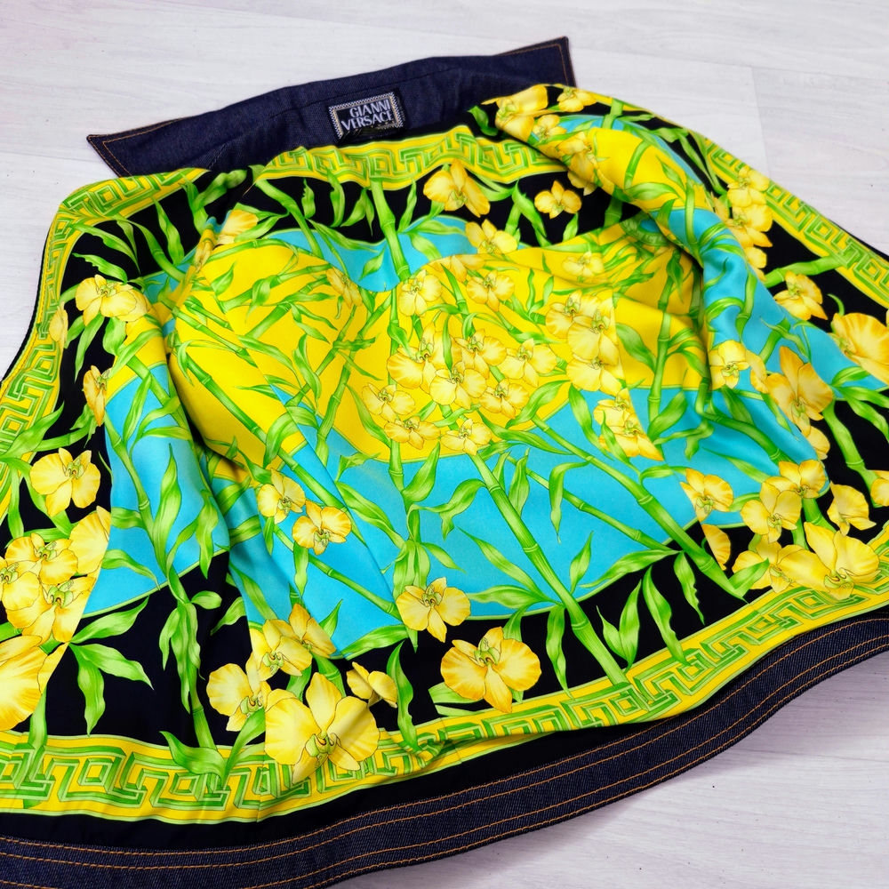 completo versace denim