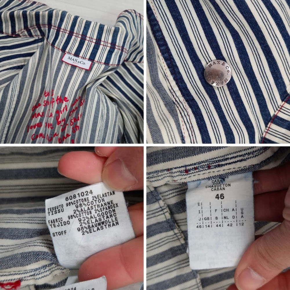 Max & Co giacca a righe