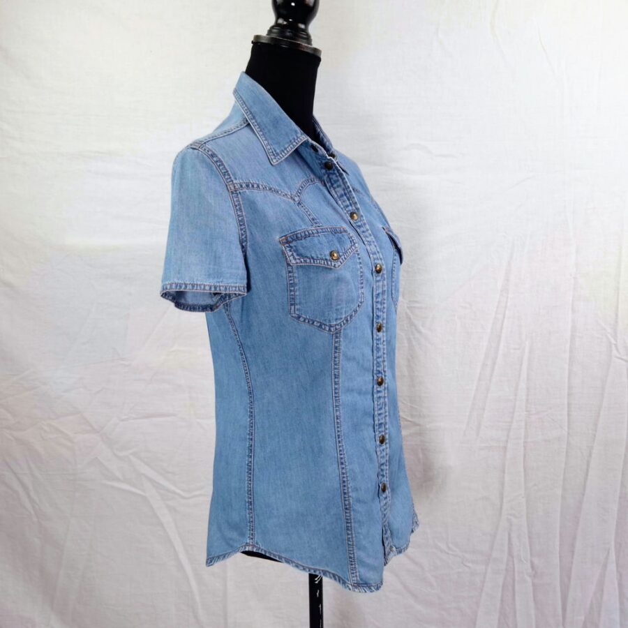 camicia jeans Moschino