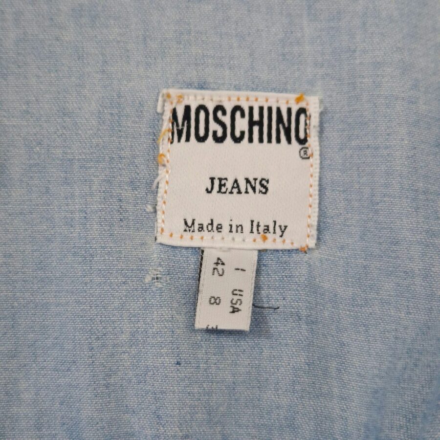 Camicia di jeans anni '80 Moschino