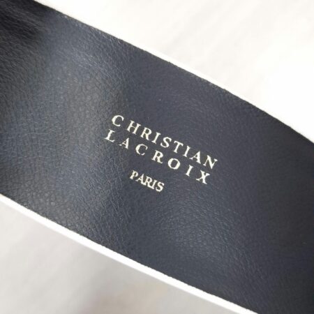 Christian Lacroix cintura bianca vintage anni 80