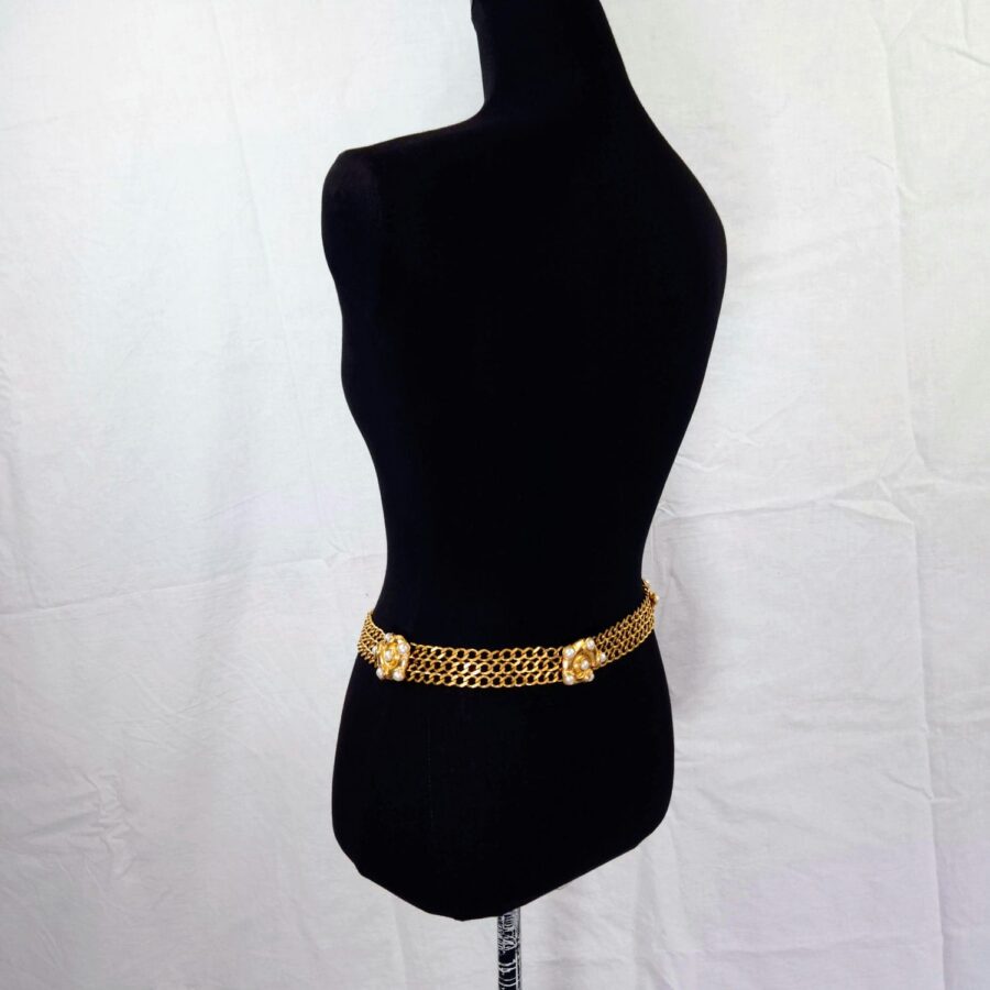 Cintura con conchiglie vintage anni '80 - immagine 8