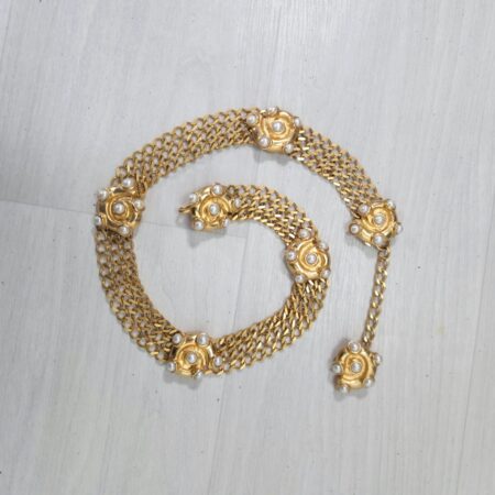 Cintura con conchiglie vintage anni '80