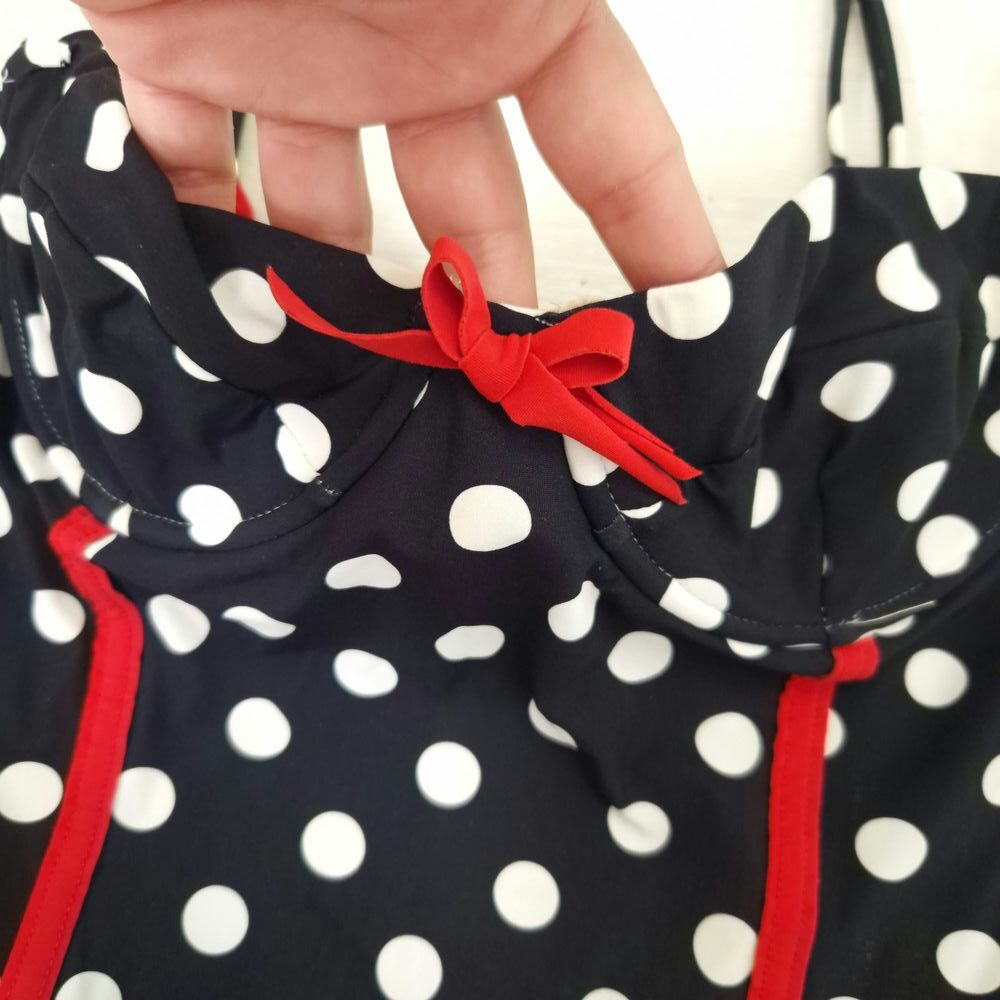 Costume a pois Moschino vintage anni '90 - immagine 5