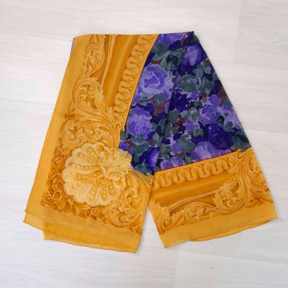 sciarpa in seta vintage