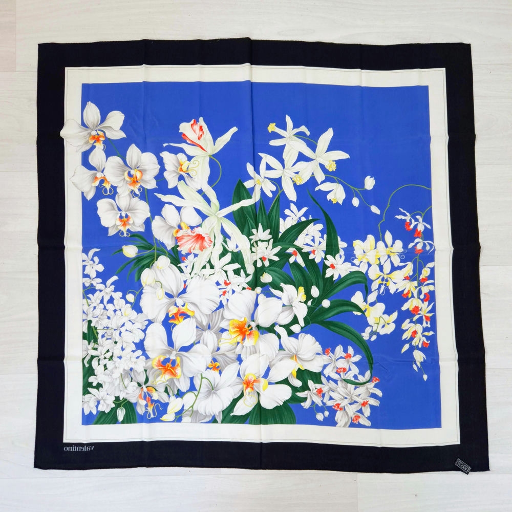 orchids scarf