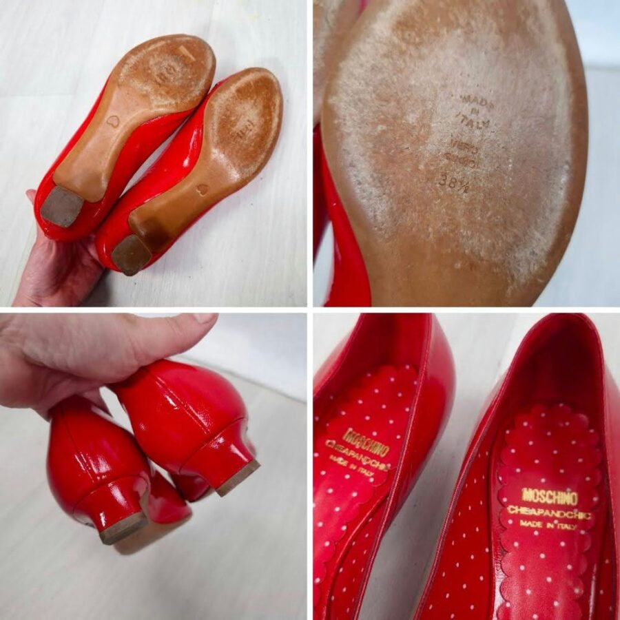 Moschino scarpe rosse kitten heels - immagine 9