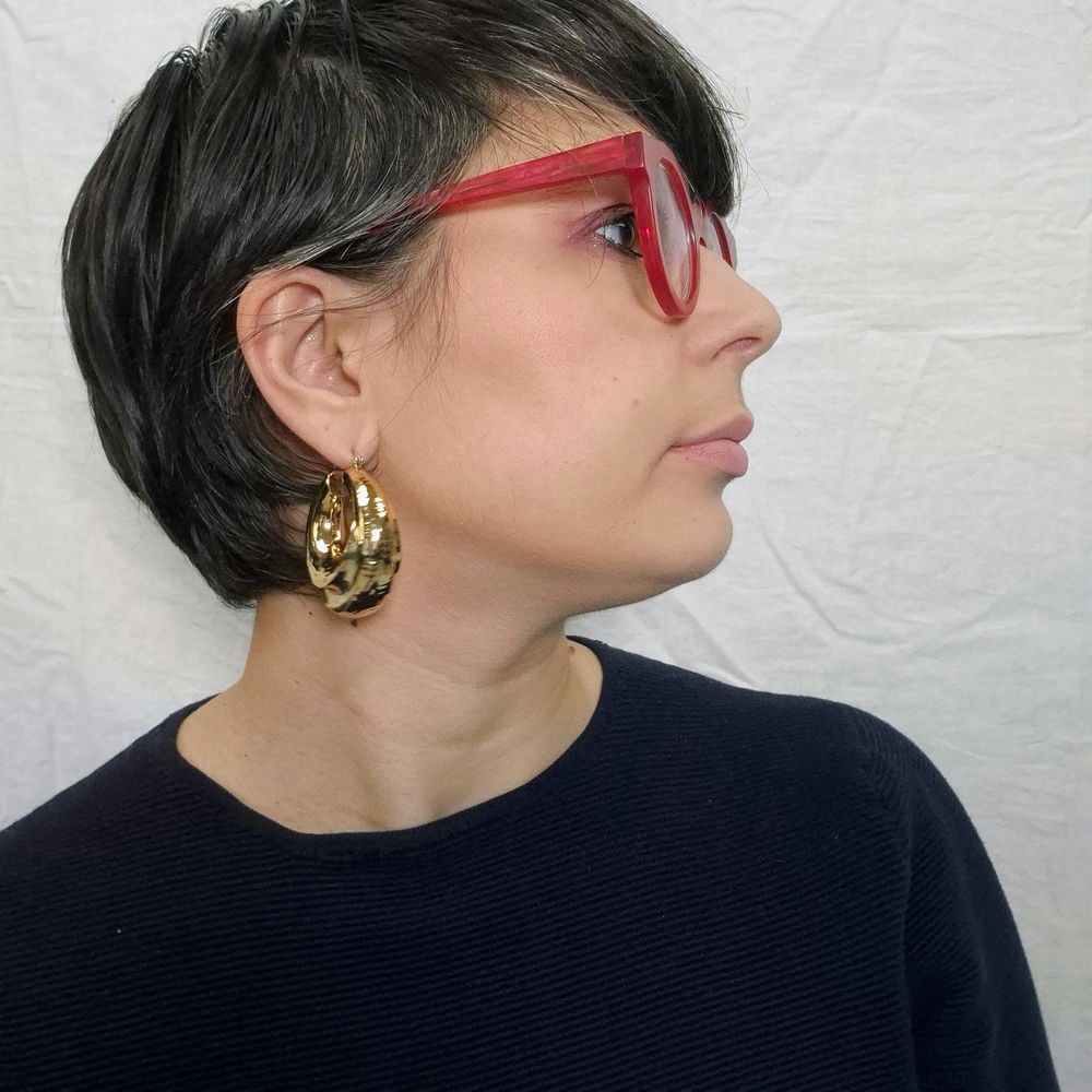 Orecchini glam vintage anni '90