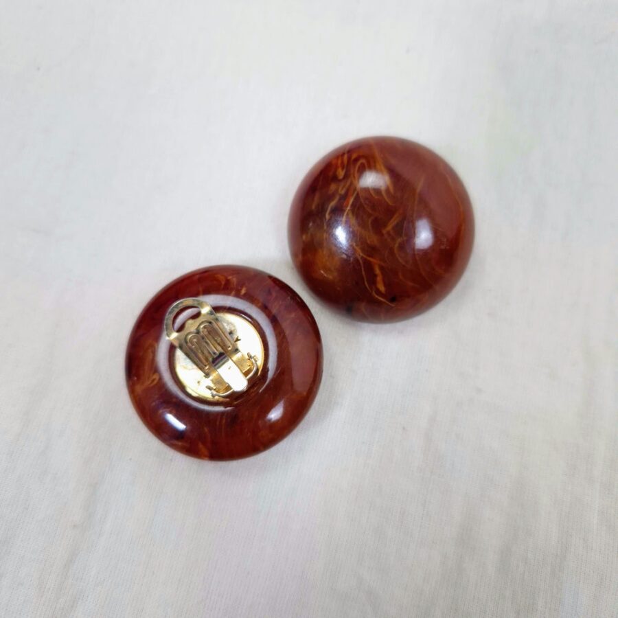 large brown earrings