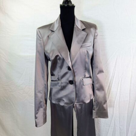 Galliano tailleur pantalone grigio y2k