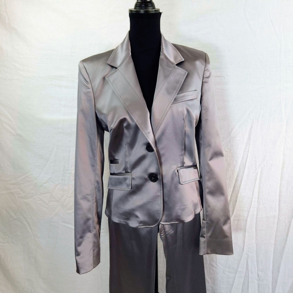 Galliano tailleur pantalone grigio y2k