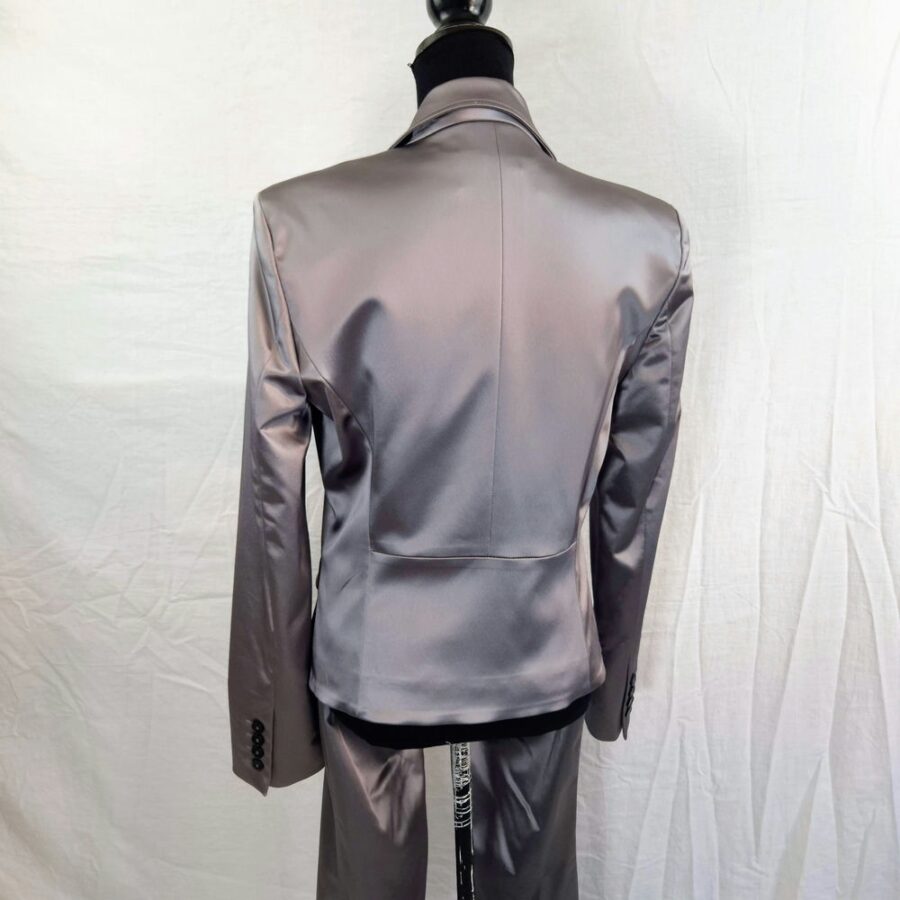 tailleur pantalone argento