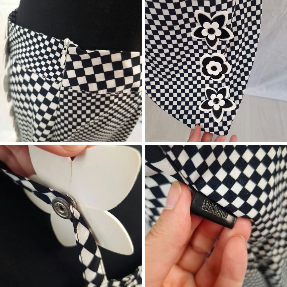 black and white twin set