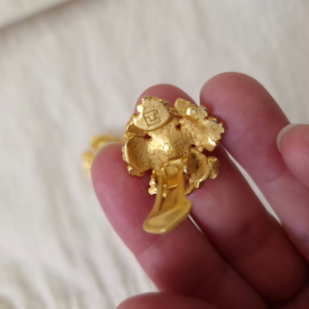 Ted Lapidus orecchini vintage 1970s