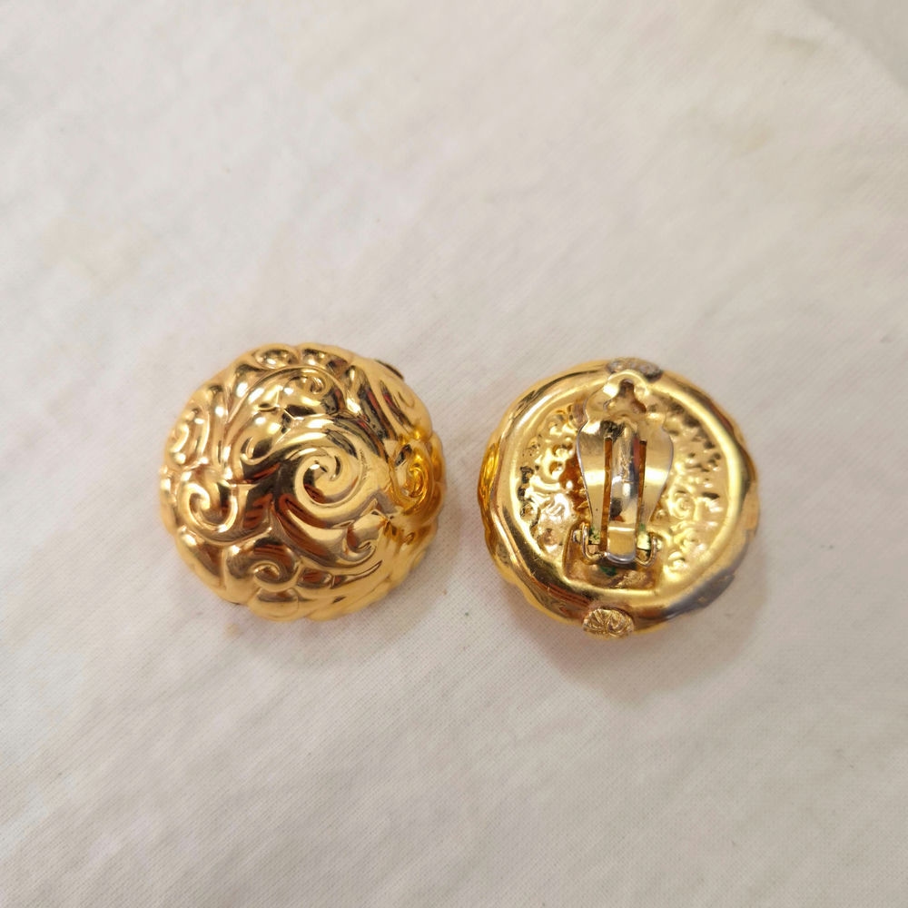 ysl vintage earrings