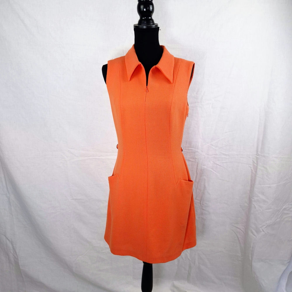 abito arancione corto