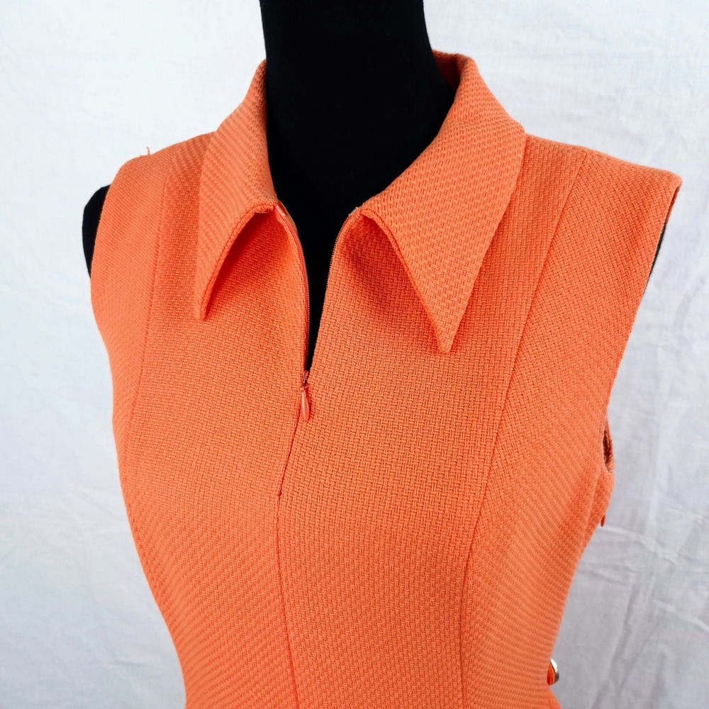 abito arancione corto