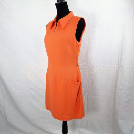 Versus Gianni Versace abito arancione corto