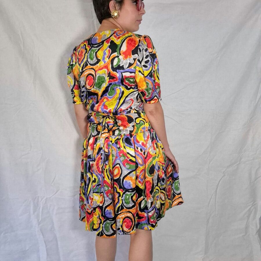 summer silk dress