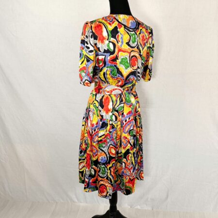 Givenchy abito multicolore in seta