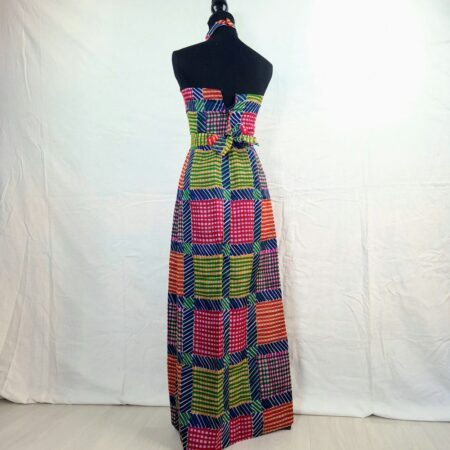 Abito lungo sartoriale anni '70