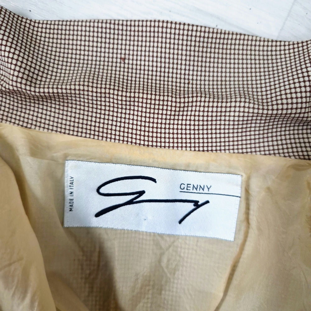 Genny giacca a quadretti vintage 1990s