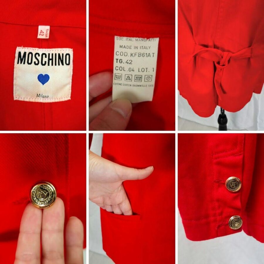 moschino jeans label
