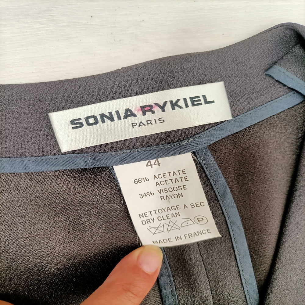 Sonia Rykiel tailleur con giacca sfoderata 1990s