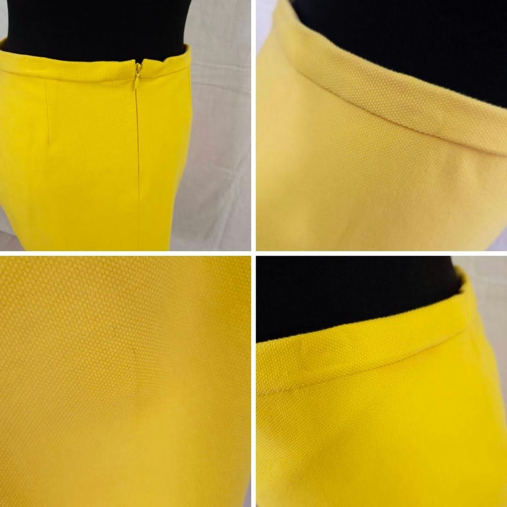 vintage yellow skirt