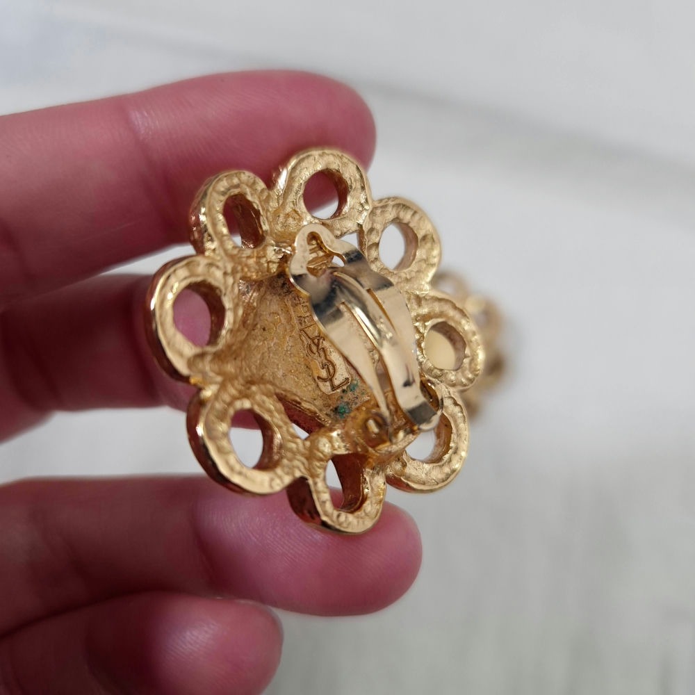 YSL vintage earrings