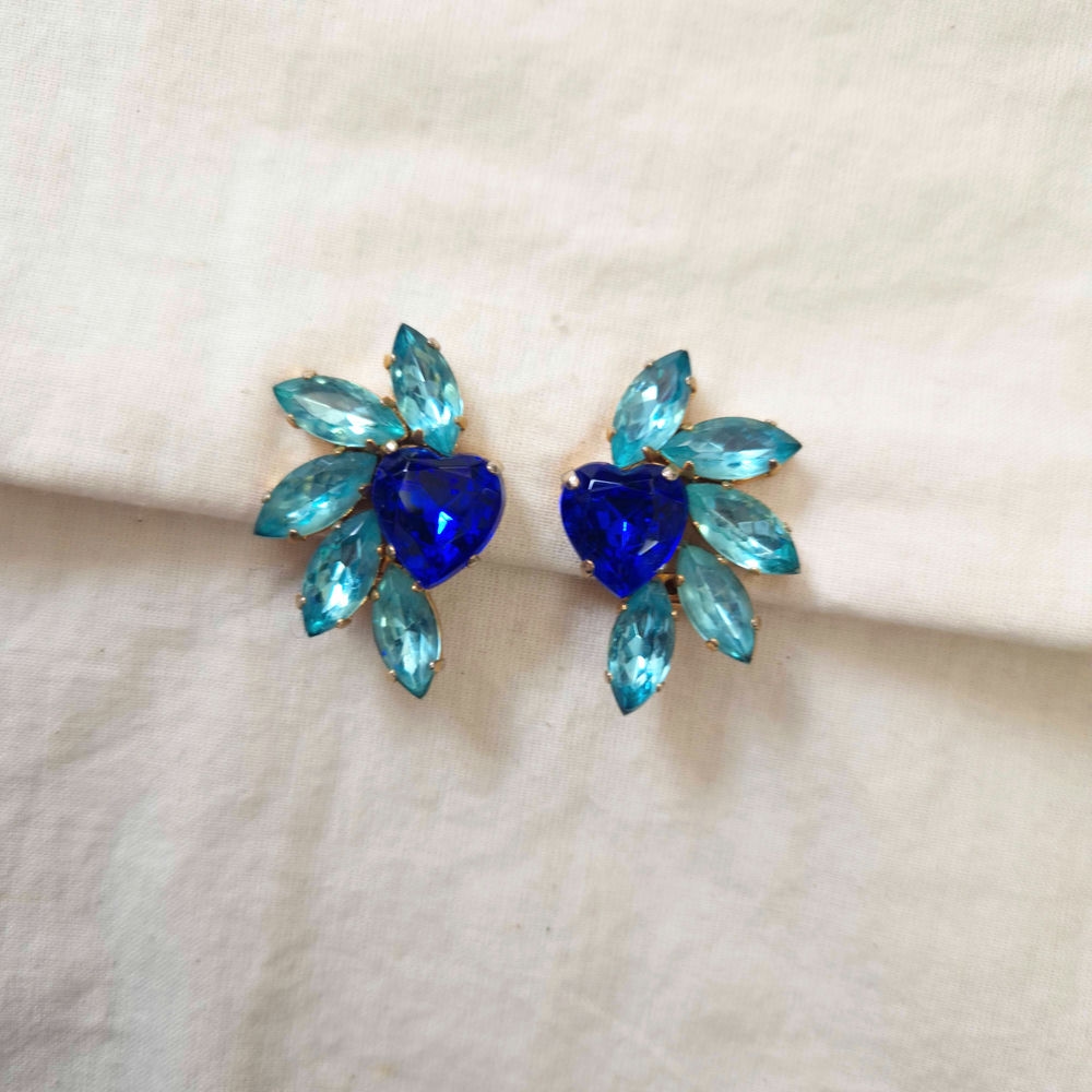 Orecchini blu e azzurri