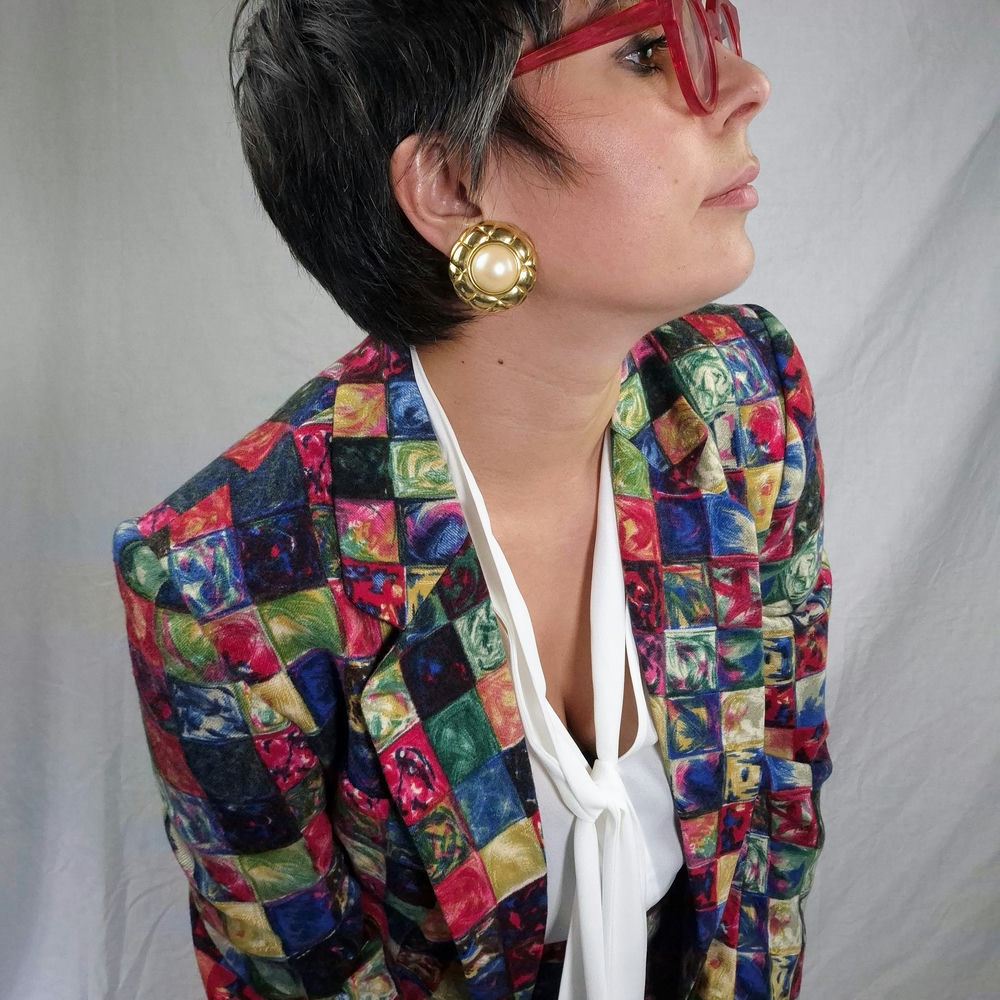 orecchini vintage anni '80