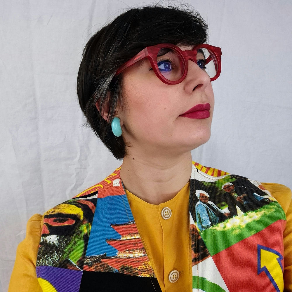 orecchini vintage azzurri