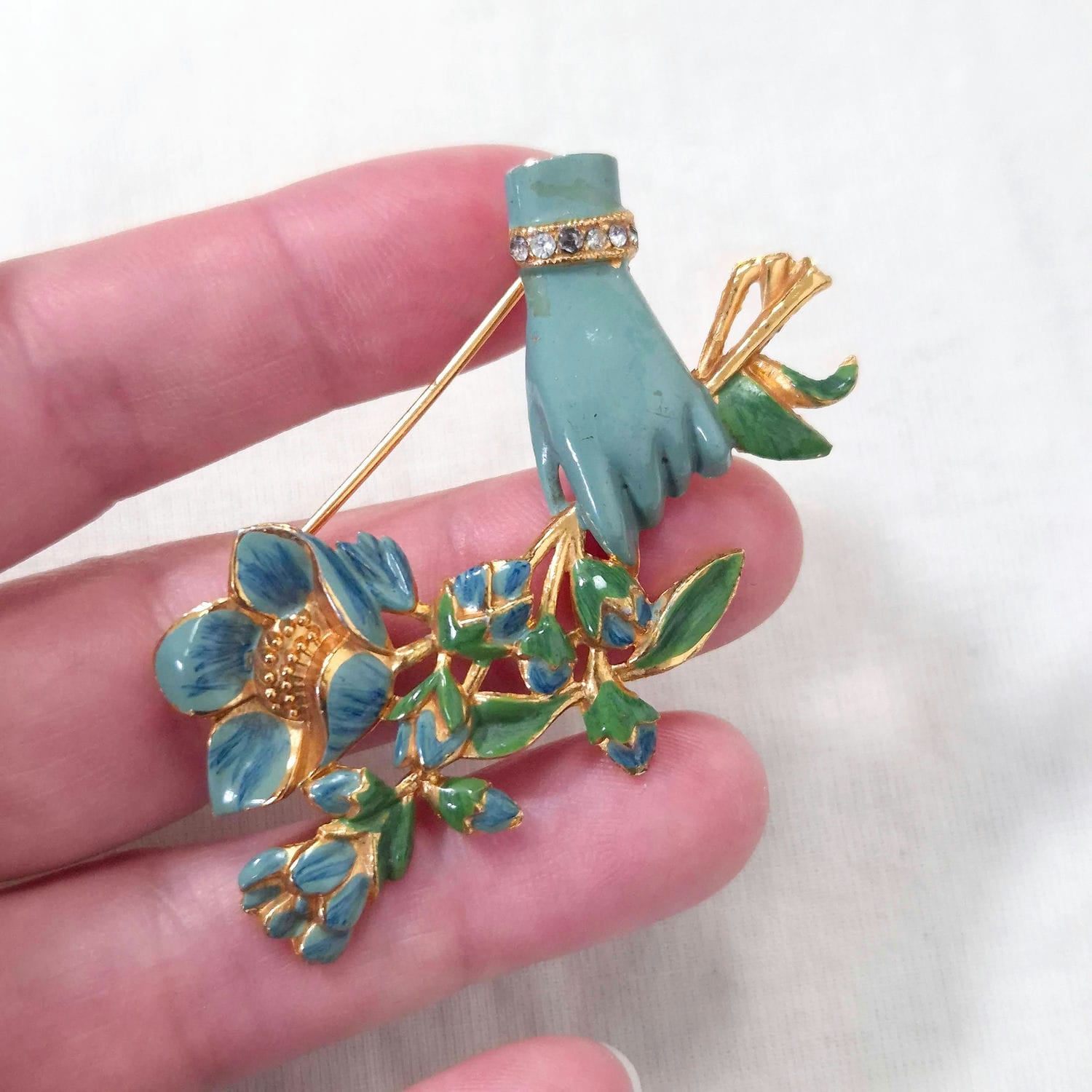 Spilla Coro vintage anni '40 - immagine 4