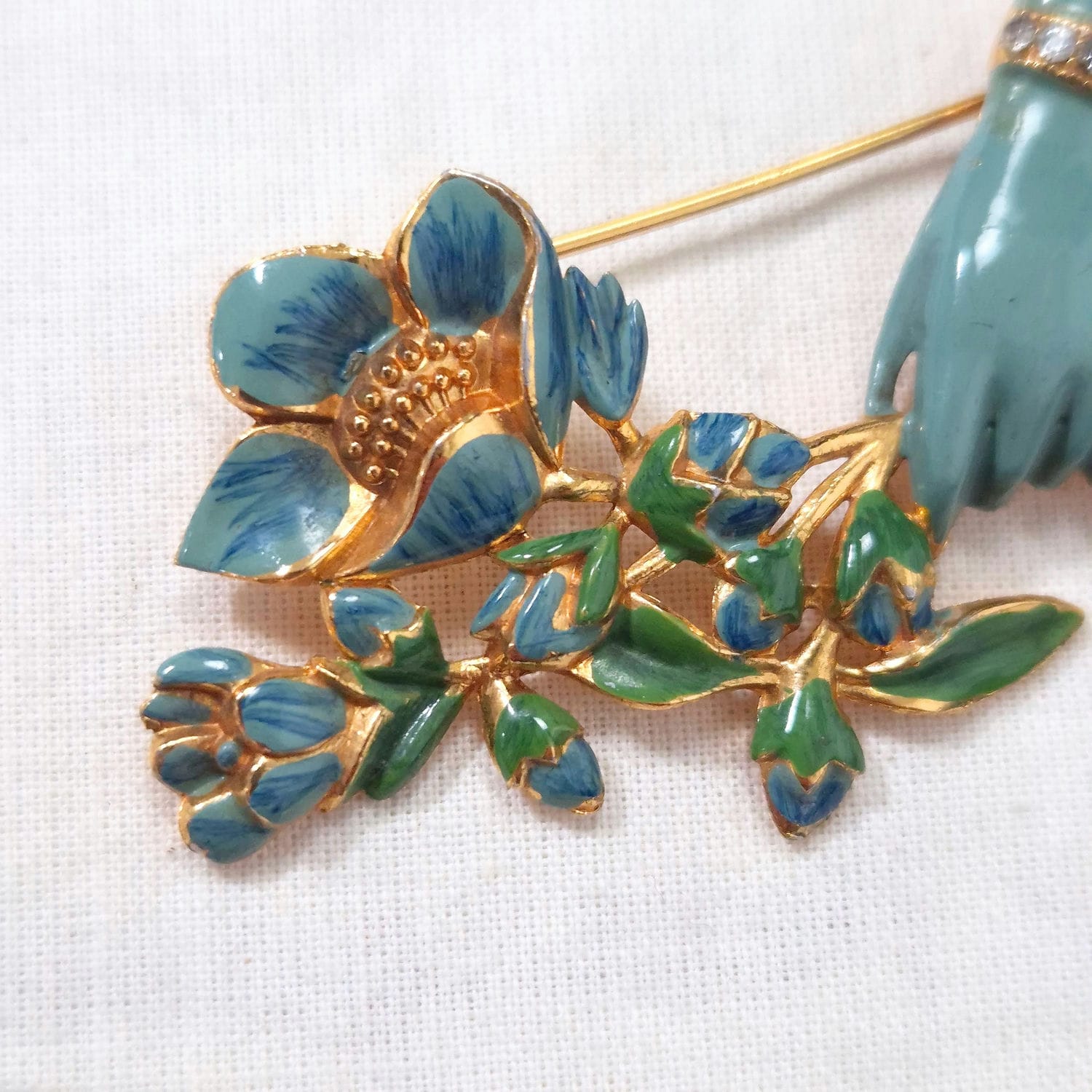 Spilla Coro vintage anni '40 - immagine 2