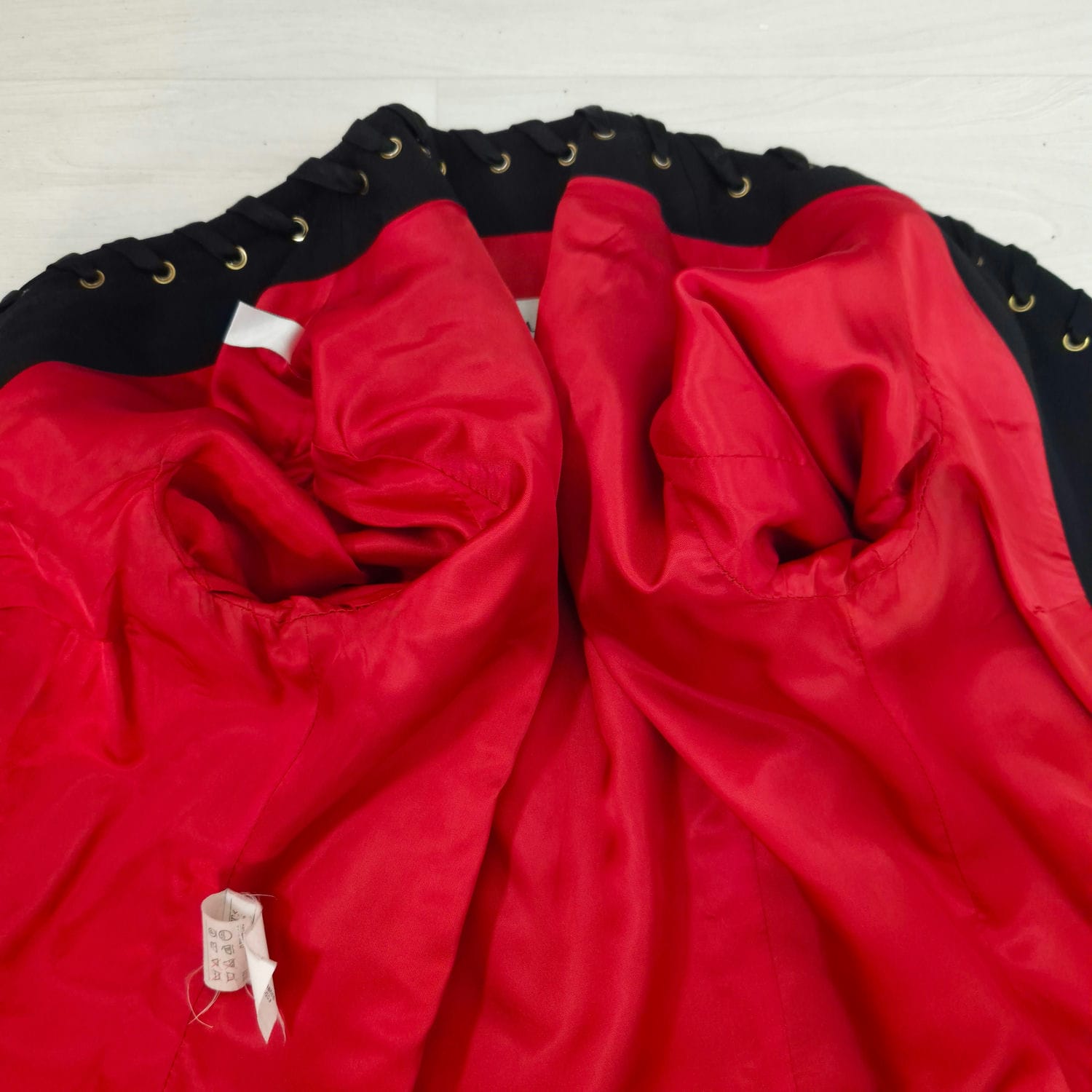 Moschino giubbotto vintage anni '90 con lacci - immagine 7