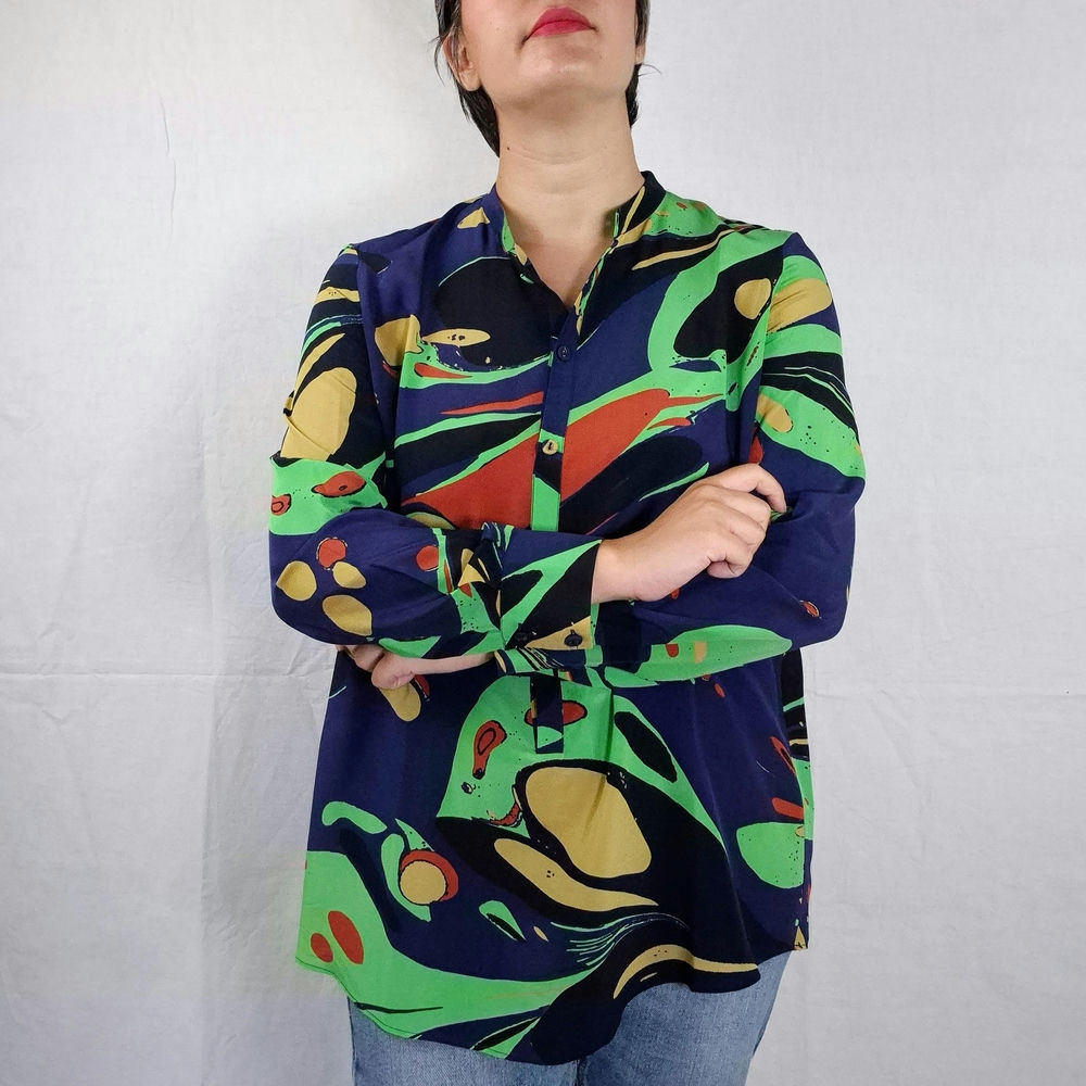 camicia vintage seta