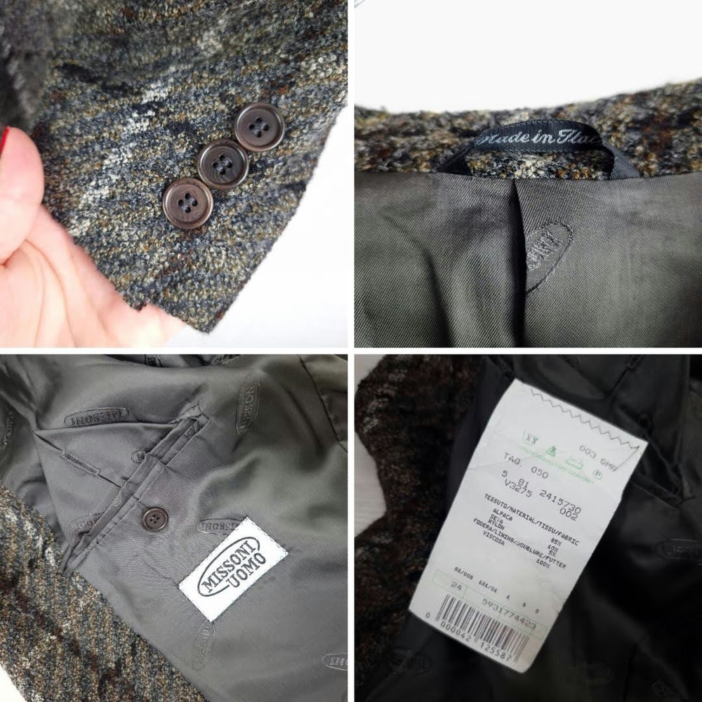 Giacca Missoni da uomo vintage anni '90 - immagine 7