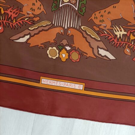 Hermès Tally–Ho carré vintage