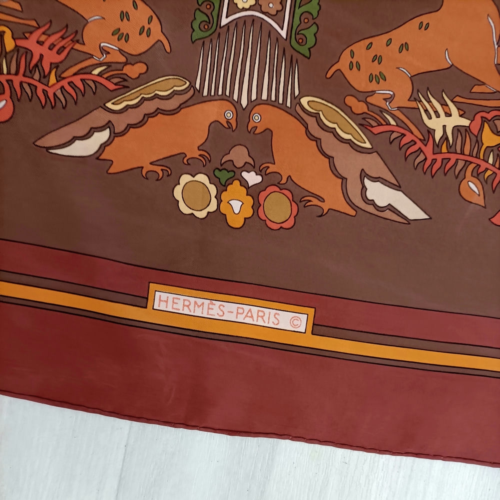 Hermès Tally–Ho carré vintage